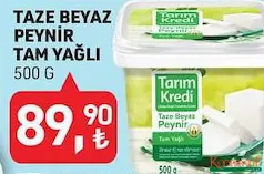 TARIM KREDİ TAZE BEYAZ PEYNİR TAM YAĞLI 500 G fiyat ve kampanya bilgisi